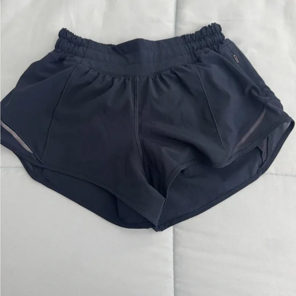 Lululemon Athletica Navy LR 2.5 Hotty Hot Shorts - Picture 5 of 7